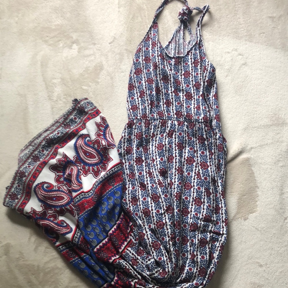Francesca’s floral long summer dress